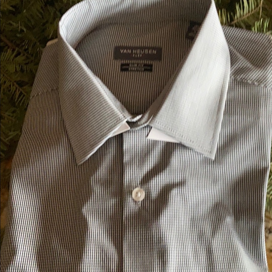Brand New Dress Shirt Black An White Check